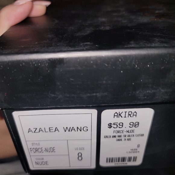 AZALEA WANG MADE FOR WALKIN FLATFORM SANDAL IN NUDE - Picture 10 of 13